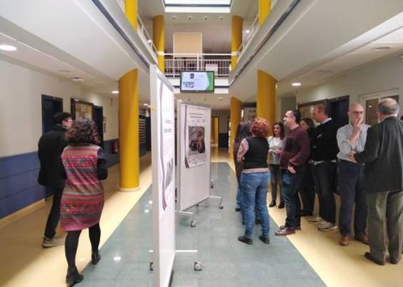 Inauguración de la exposición en la Facultad de Ciencias Experimentales