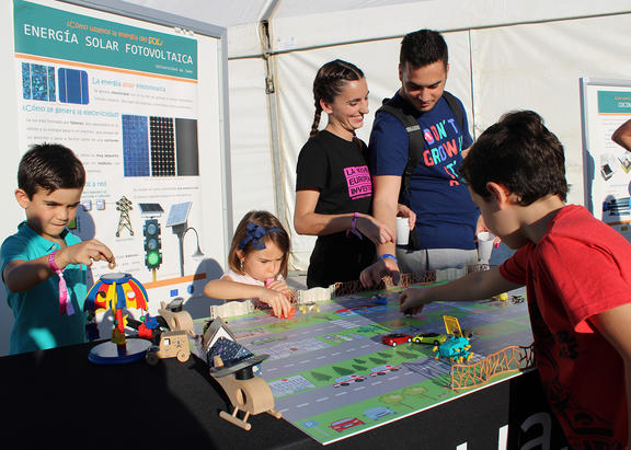 Feria de la Ciencia celebrada en 'La Noche de los Investigadores 2020'.