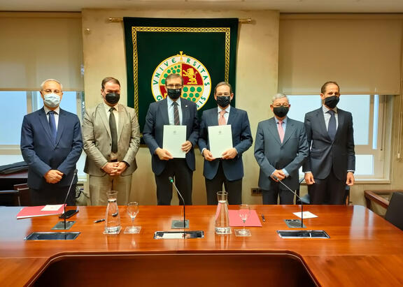 Juan Ramón Lanzas, Manuel Carlos Vallejo, Juan Gómez, Aitor Arévalo, Juan Arévalo y Óscar Arévalo.