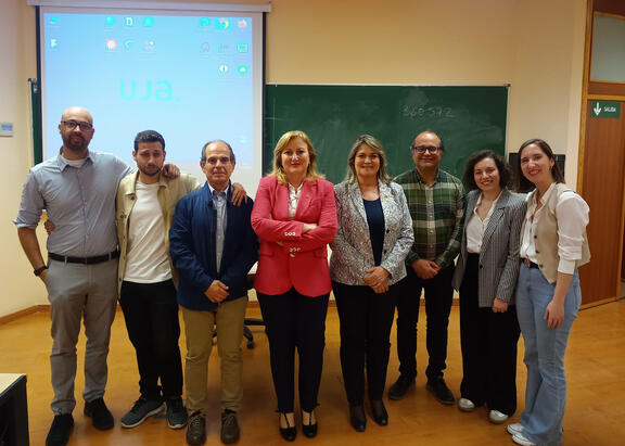 Profesorado y participantes en las jornadas.