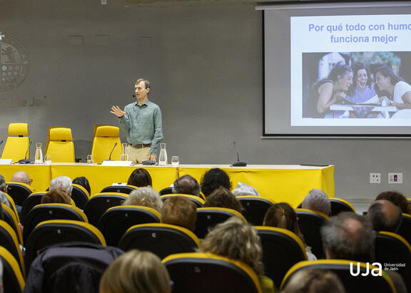 Eduardo Jáuregui, durante el encuentro.