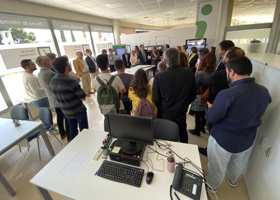 Momento de la inauguración.