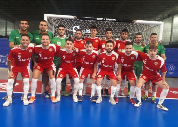El equipo de Fútbol Sala de la UJA.