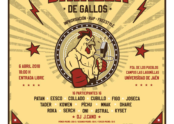 Cartel de la 'Batalla de Gallos'