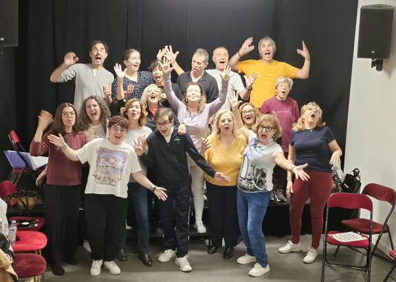Taller formativo 'Las Máscaras de la Voz', impartido por Javier Centeno en la Escuela de Teatro y Cine “Lapaca”