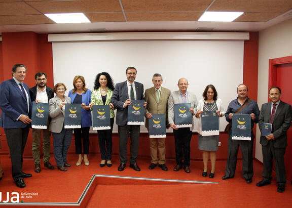 Organizadores y colaboradores de la actividad La Noche en Blanco.