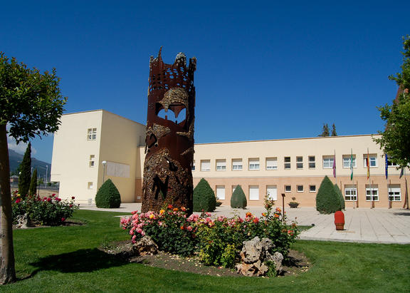 Edificio Rectorado, en el Campus Las Lagunillas de Jaén.