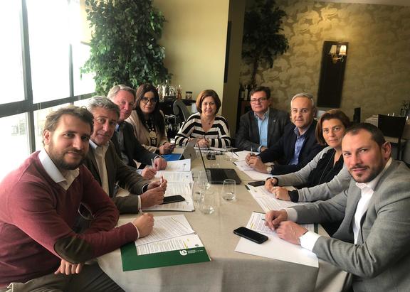 Reunión de trabajo de representantes de la Fundación Universidad de Jaén-Empresa