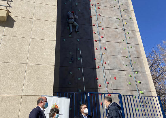 Momento de la inauguración