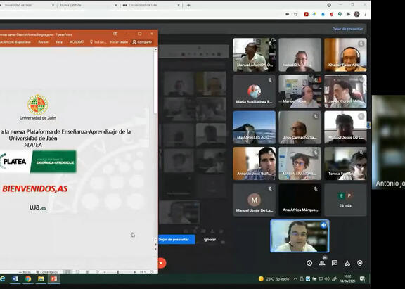 Seminario de introducción a la nueva plataforma 'PLATEA'.
