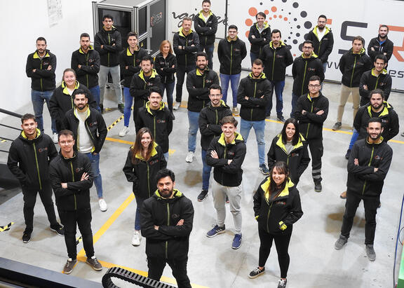 Equipo de la spin off de la UJA 'ISR'.