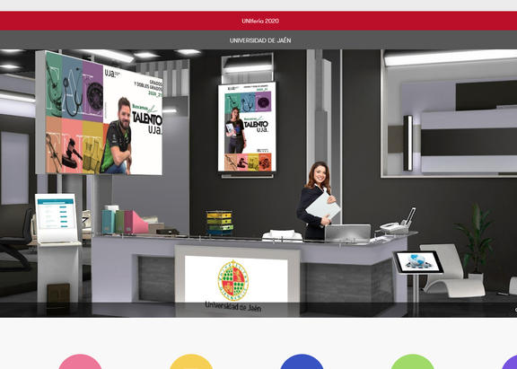 Stand virtual de la UJA