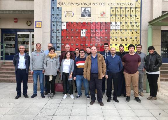 Miembros del proyecto europeo TImPANI ("Twinning in atmospheric Plasma science and applications"), en la Universidad de Jaén