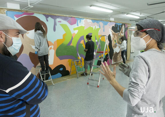 Taller de Grafiti. Fotografía: Fernando Mármol