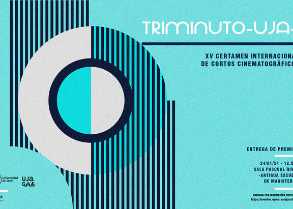 Cartel de la entrega de premios del XV Certamen Internacional de Cortos Cinematográficos.