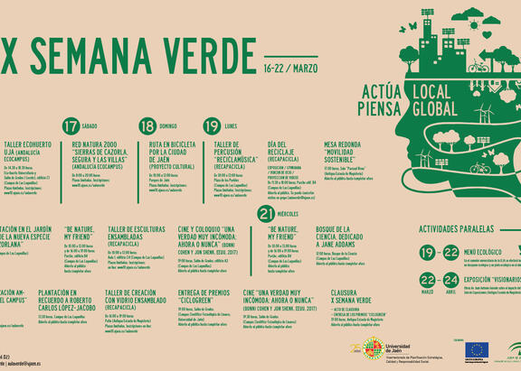 Cartel de la X Semana Verde.