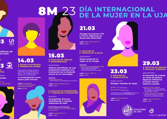 Cartel de las actividades.