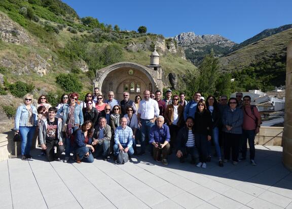 Participantes en la visita a Quesada y a Cazorla
