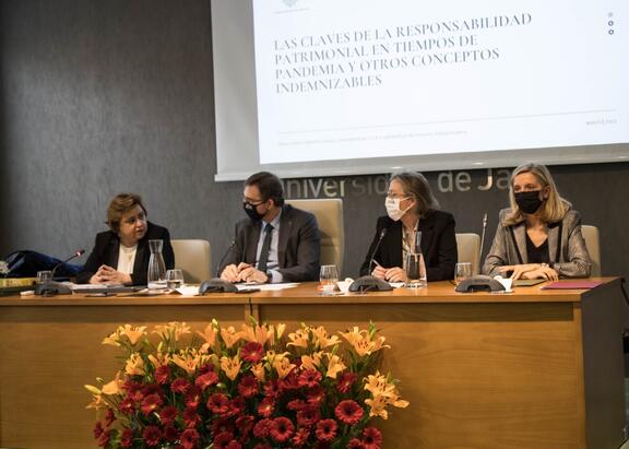 Momento del acto el Día de la Facultad de Ciencias Sociales y Jurídicas.
