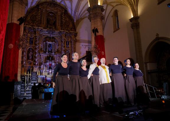 Representación del auto sacramental, en la Catedral de Baeza