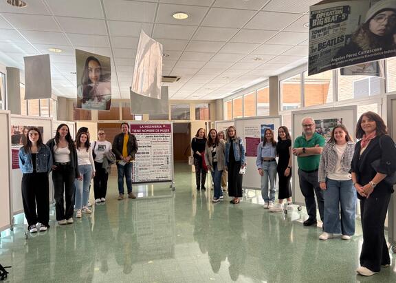 Inauguración de la exposición 'La Ingeniería tiene nombre de mujer' en la EPSJ