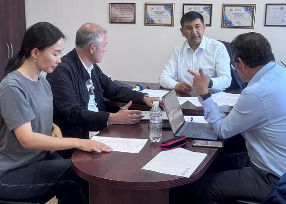 Uno de los encuentros celebrados en la Universidad Tecnológica de Karaganda (KTU), en Kazajistán