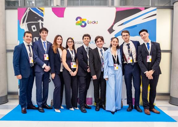 Equipo del Aula de Debate de la UJA, en la LEDU (Liga Española de Debate Universitario)