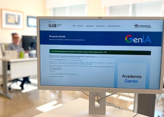 Página web del Proyecto GenIA en la UJA