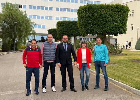 Equipo del Vicerrectorado de Universidad Sostenible y Saludable y del Servicio de Deportes de la UJA