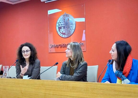 Cristina Castillo, Nieves Muriel y Marta Torres