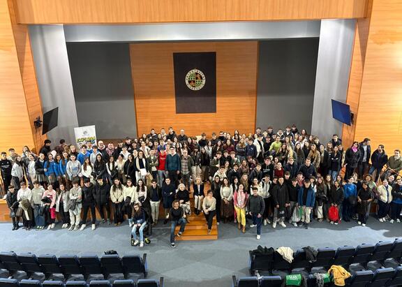 Inauguración de la X edición de Explora IES, en el Aula Magna de la Universidad de Jaén