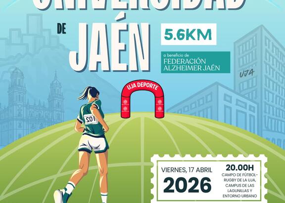 Cartel de la IX Carrera Solidaria de la UJA.