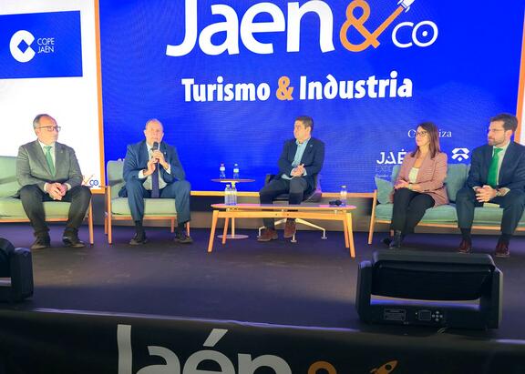 Intervención del Rector de la UJA, Nicolás Ruiz Reyes, en la inauguración del evento Jaén&CO