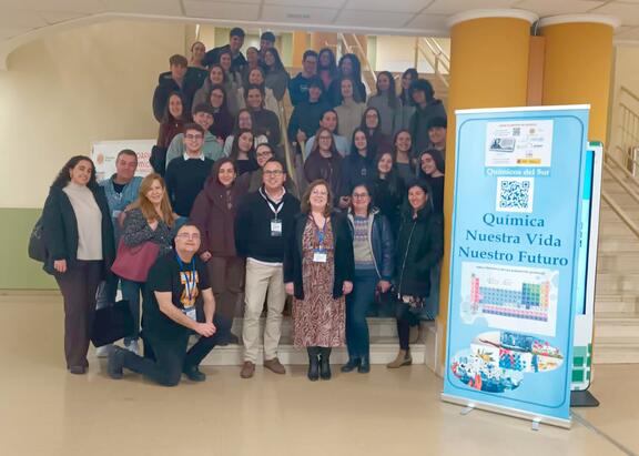 Participantes y profesorado organizador de la fase provincial de la Olimpiada de Química 2026
