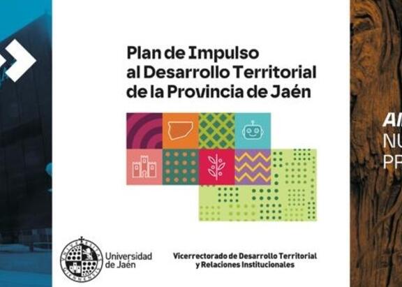 Portada del Plan de Impulso al Desarrollo Territorial de la Provincia de Jaén