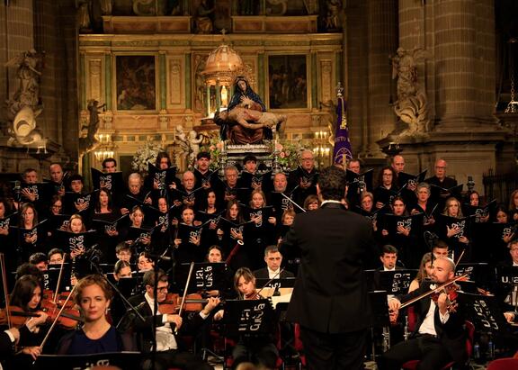Fotografía del Concierto Primavera Sacra en la Catedral de Jaén.