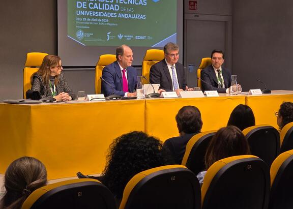Acto inaugural del Encuentro de Servicios de Calidad de las Universidades Andaluzas.