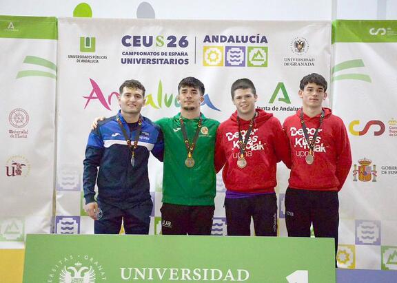 Fernando Rodríguez Arroyo, oro en Lucha (62kg).