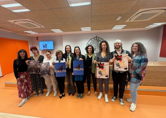 Presentación de la nueva edición del festival de teatro 'UJA Estrena'.