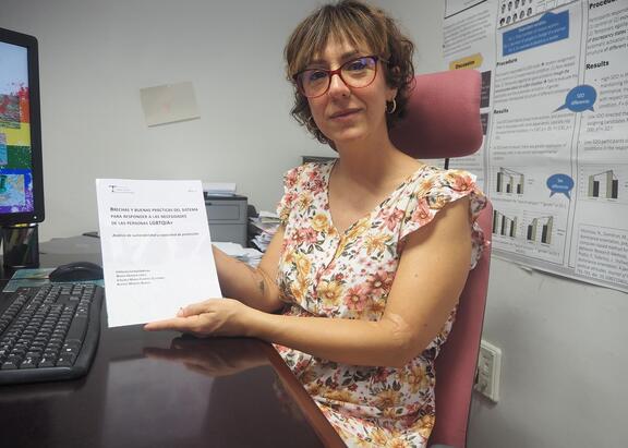 La investigadora de la UJA María Aranda.