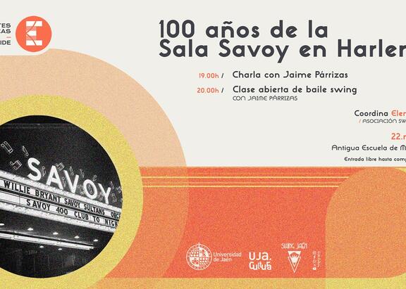 Cartel del evento ‘Savoy Ballroom: un hito en la historia del baile’.
