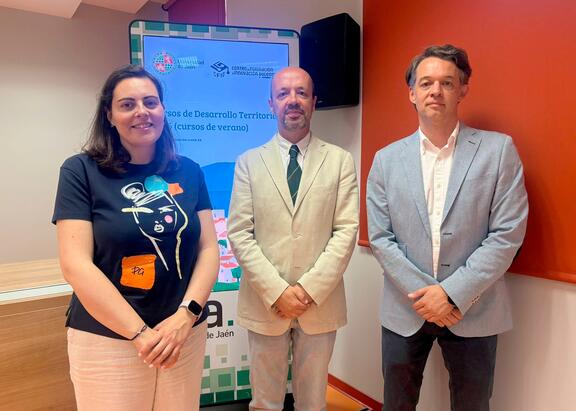 María del Carmen Pegalajar, Francisco Roca y Miguel Ángel García.