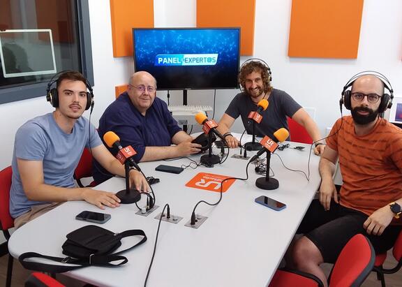 Foto del programa radiofónico: ‘Campus: panel de expert@s’, de UniRadio Jaén.