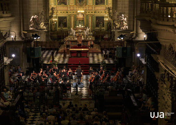 Concierto de la orquesta de la UJA en el 365 aniversario de la consagración de la Catedral de Jaén.