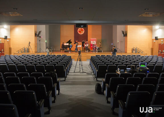 Momento del concierto, en el Aula Magna. Fotografía: Fernando Mármol
