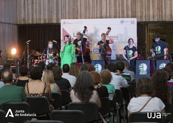 Actuación de la formación 'Combos', de la Asociación Jaén Jazzy. Fotografía: Fernando Mármol