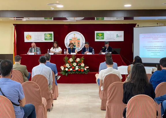 Acto de clausura de los XXII Cursos de Verano de la UJA 'Intendente Olavide'.