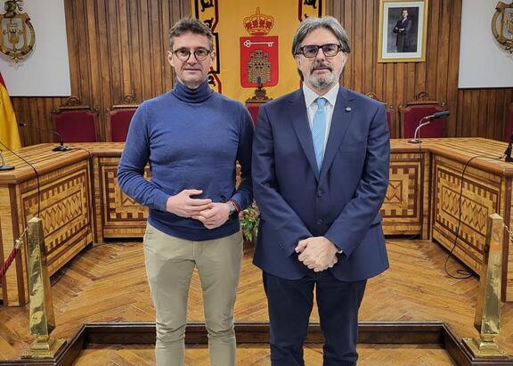 Alberto del Real y Francisco Miralles.