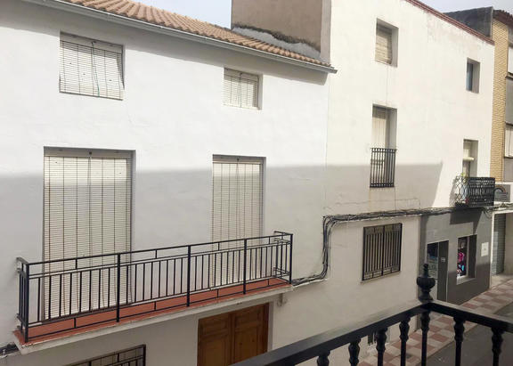 Vistas desde el balcón de una vivienda.