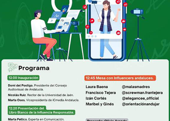 Cartel de la jornada 'Andalucía Influye'.